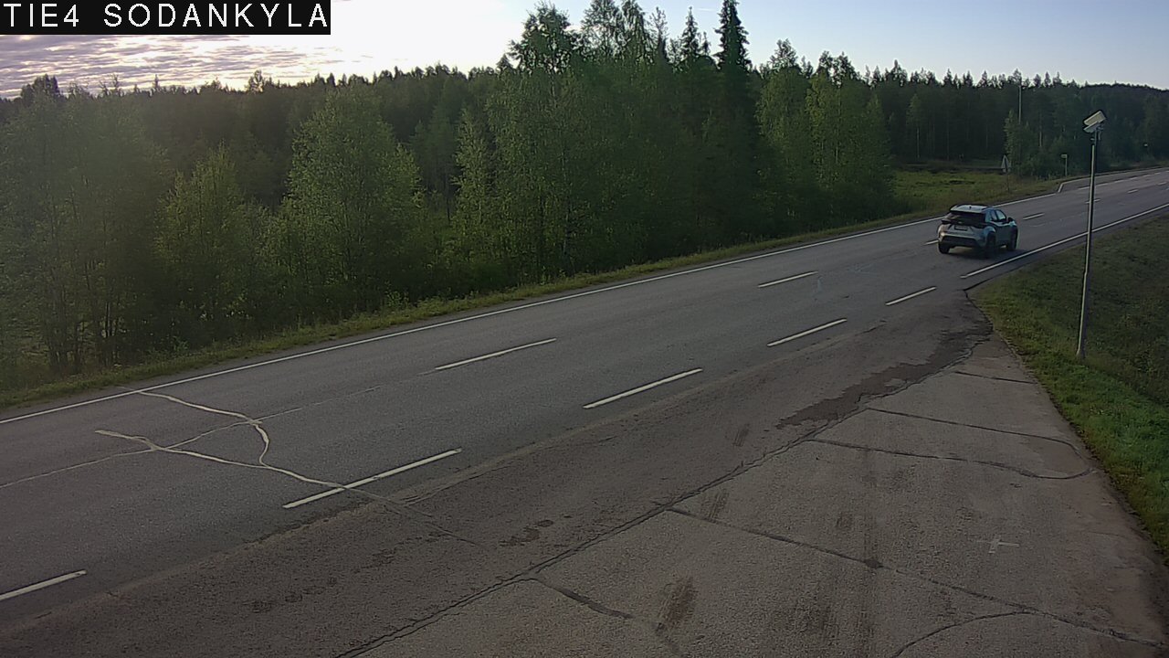 Weather Camera Image Road 5 4 Sodankylä, Petäjämaa, Sodankylä, Lappi