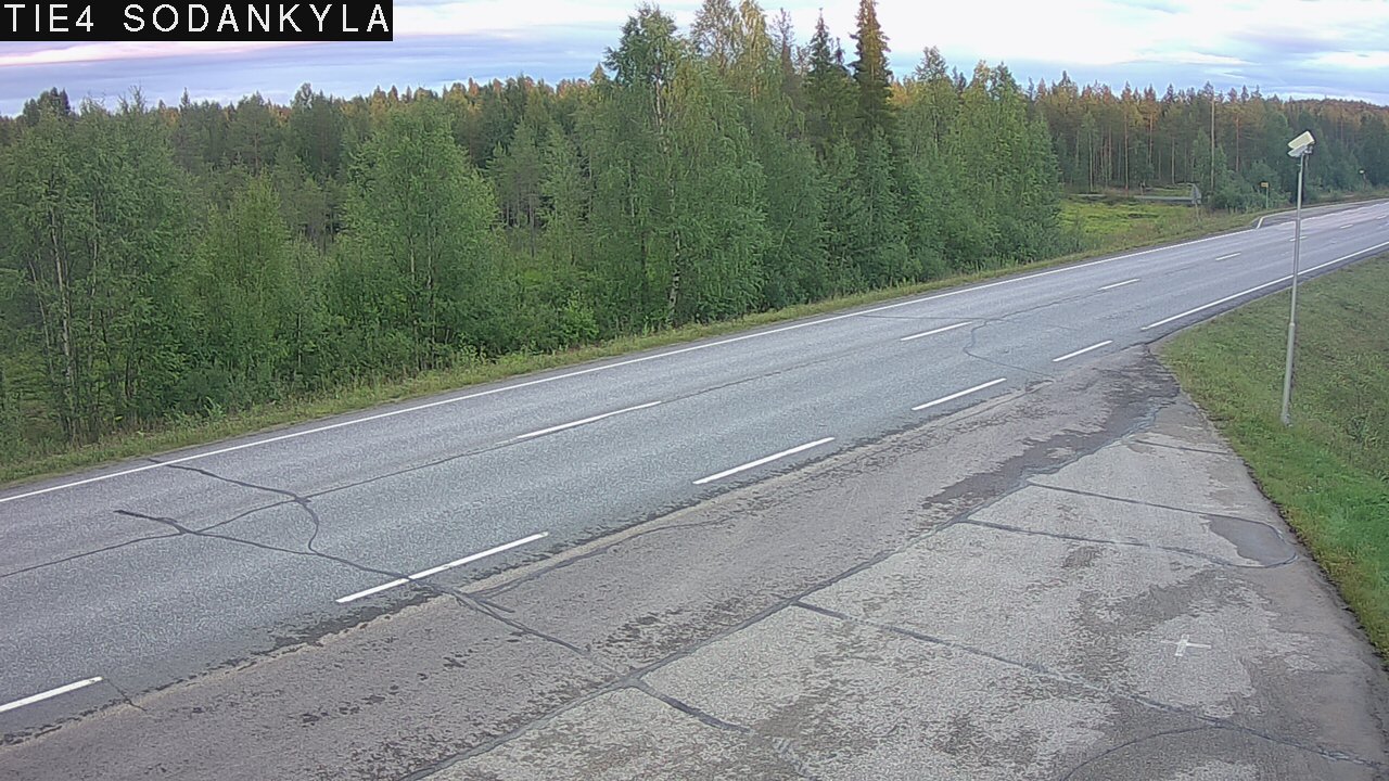 Weather Camera Image Road 5 4 Sodankylä, Petäjämaa, Sodankylä, Lappi