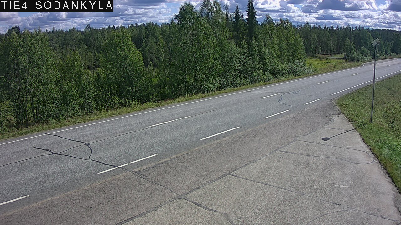Weather Camera Image Väg 4 Sodankylä, Petäjämaa, Sodankylä, Lappi