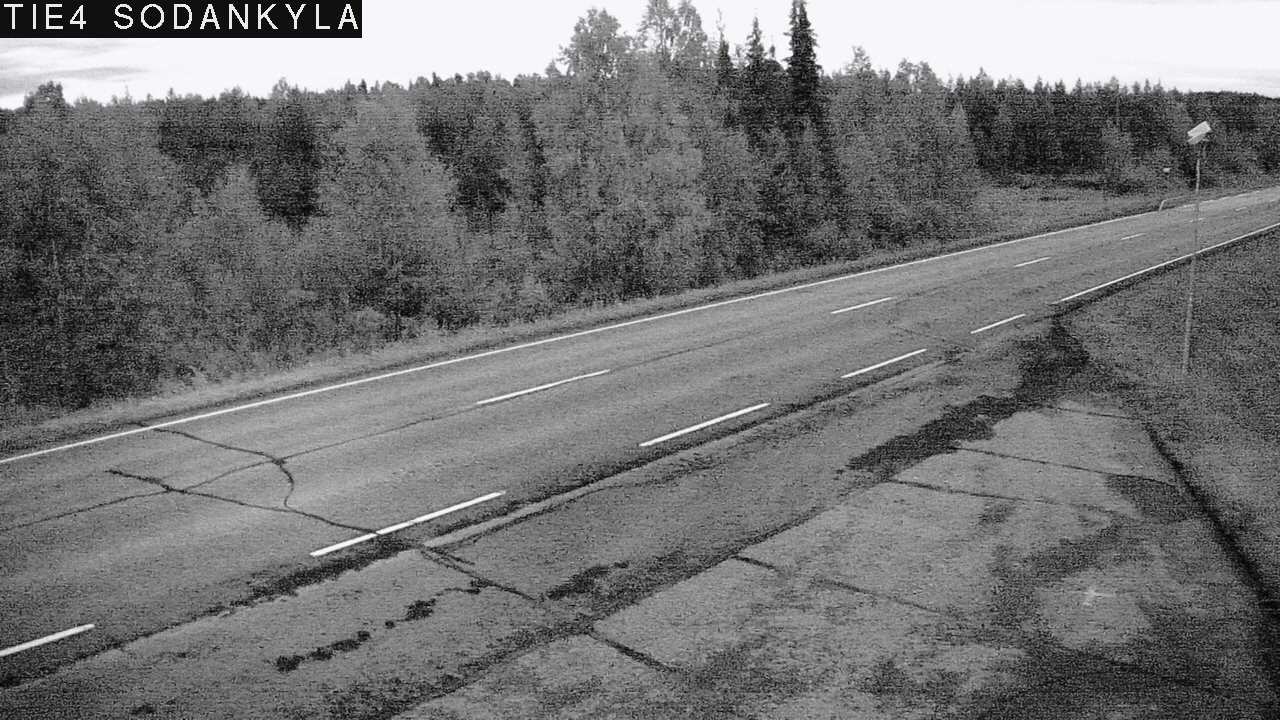 Weather Camera Image Road 5 4 Sodankylä, Petäjämaa, Sodankylä, Lappi