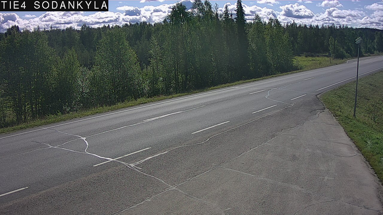 Weather Camera Image Road 5 4 Sodankylä, Petäjämaa, Sodankylä, Lappi