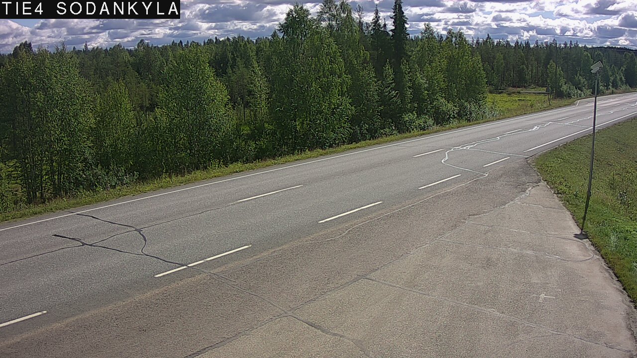 Weather Camera Image Väg 4 Sodankylä, Petäjämaa, Sodankylä, Lappi