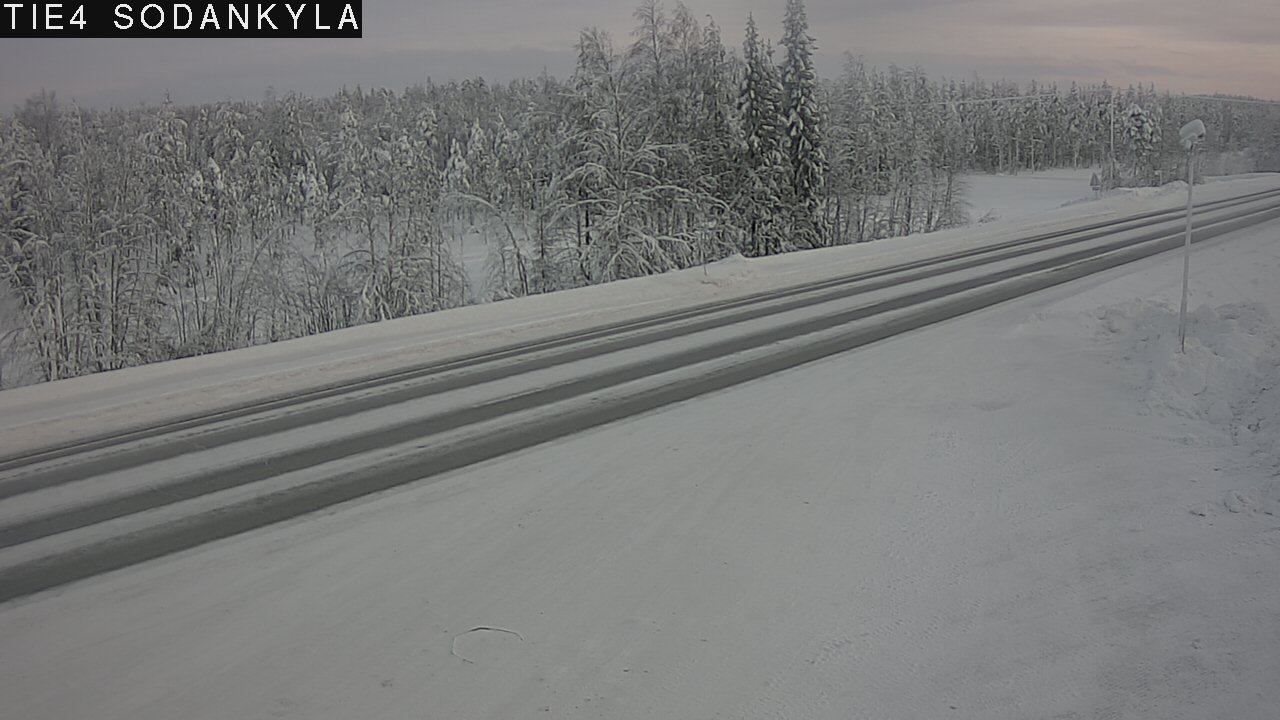 Weather Camera Image Road 5 4 Sodankylä, Petäjämaa, Sodankylä, Lappi