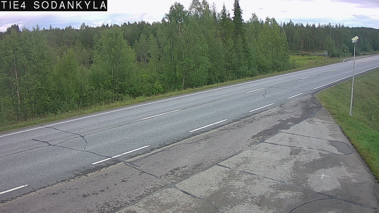 Weather Camera Image Road 5 4 Sodankylä, Petäjämaa, Sodankylä, Lappi