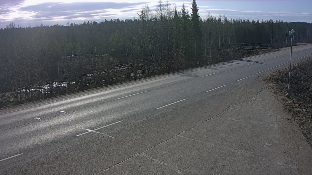 Weather Camera Image Road 5 4 Sodankylä, Petäjämaa, Sodankylä, Lappi