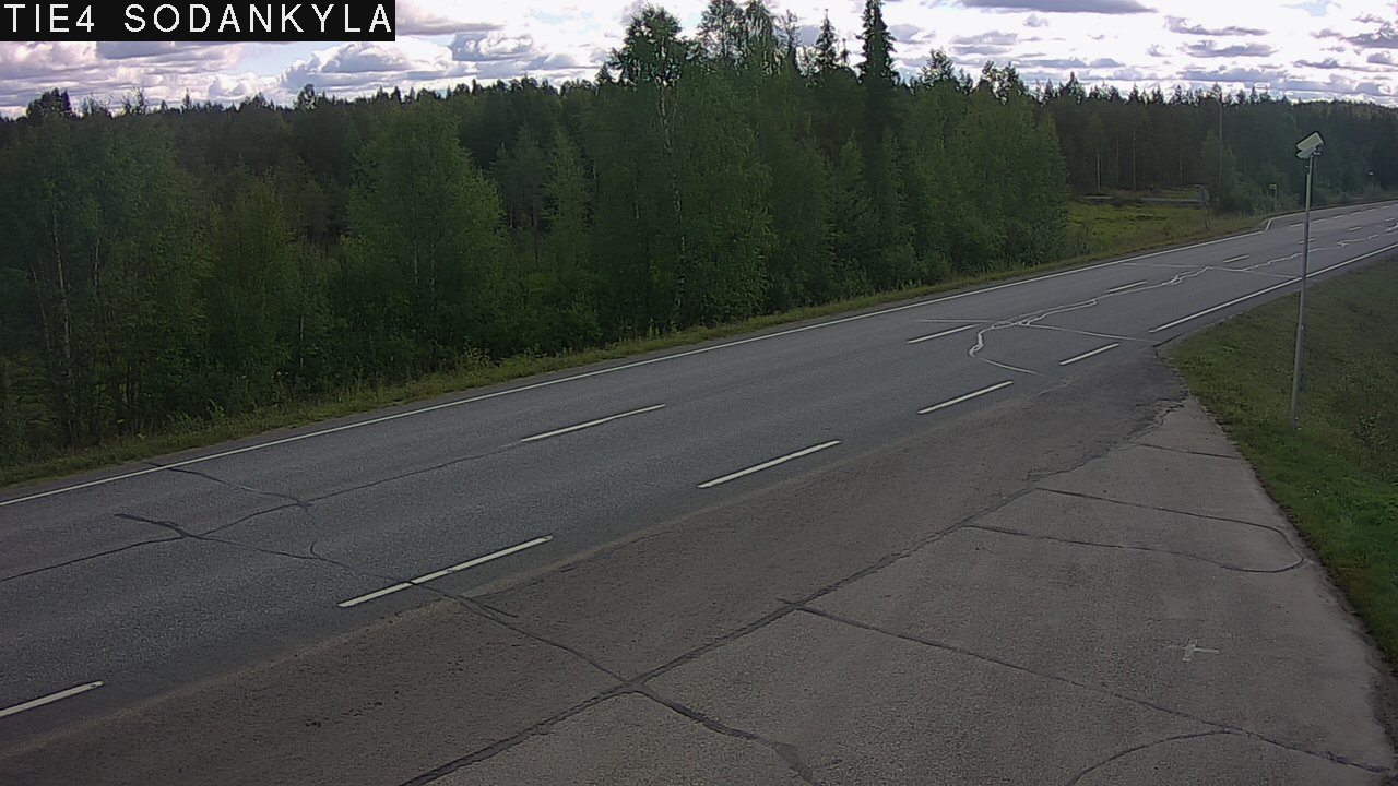 Weather Camera Image Väg 4 Sodankylä, Petäjämaa, Sodankylä, Lappi