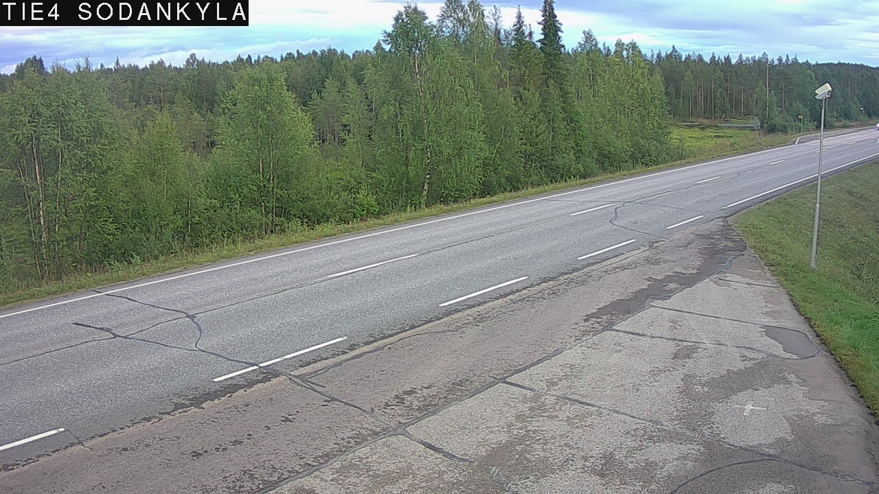 Weather Camera Image Road 5 4 Sodankylä, Petäjämaa, Sodankylä, Lappi