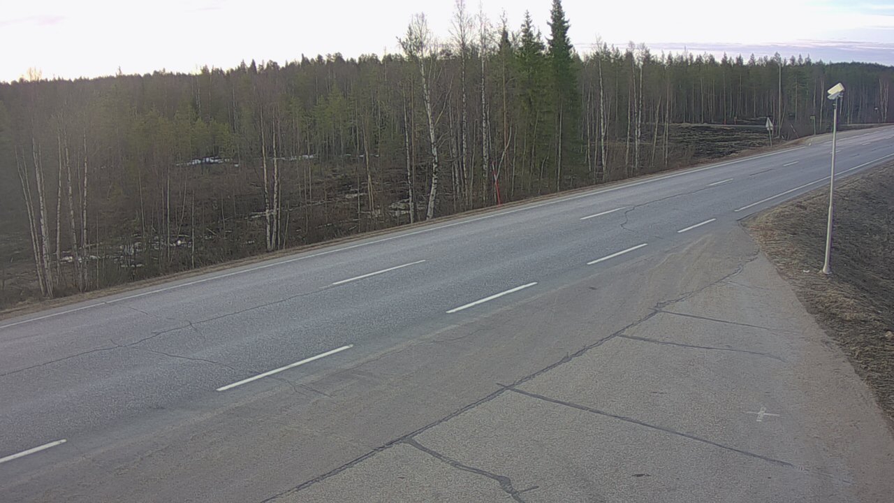Weather Camera Image Road 5 4 Sodankylä, Petäjämaa, Sodankylä, Lappi