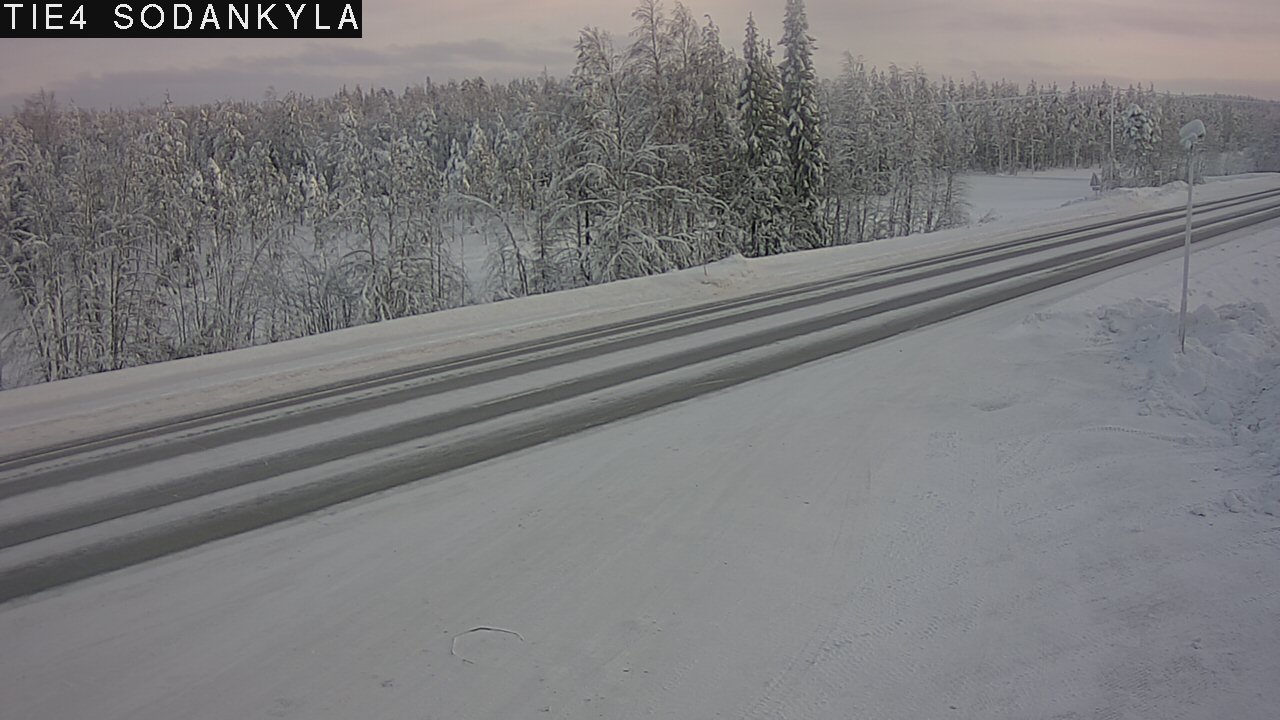 Weather Camera Image Road 5 4 Sodankylä, Petäjämaa, Sodankylä, Lappi