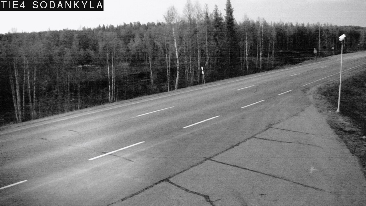 Weather Camera Image Road 5 4 Sodankylä, Petäjämaa, Sodankylä, Lappi