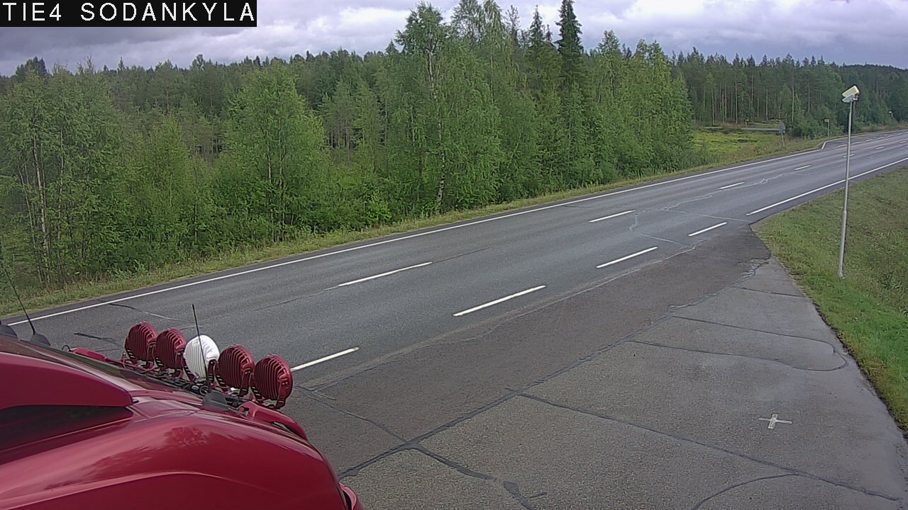 Weather Camera Image Road 5 4 Sodankylä, Petäjämaa, Sodankylä, Lappi