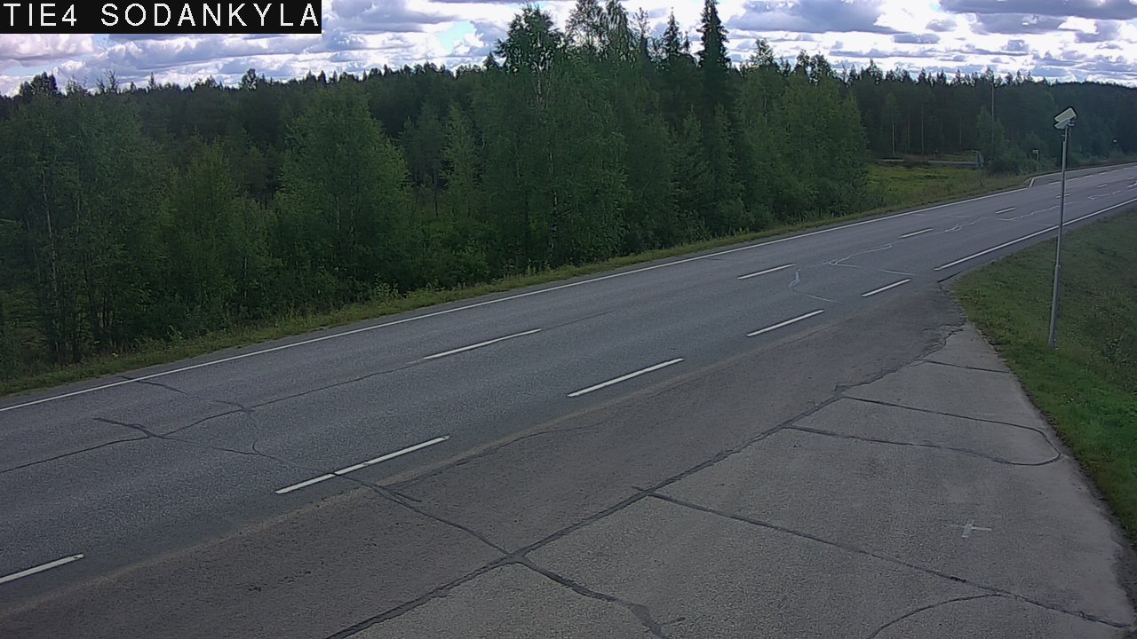 Weather Camera Image Väg 4 Sodankylä, Petäjämaa, Sodankylä, Lappi