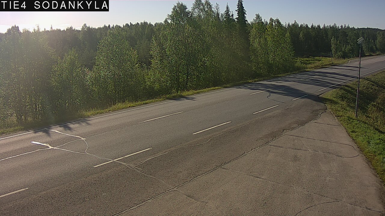 Weather Camera Image Road 5 4 Sodankylä, Petäjämaa, Sodankylä, Lappi