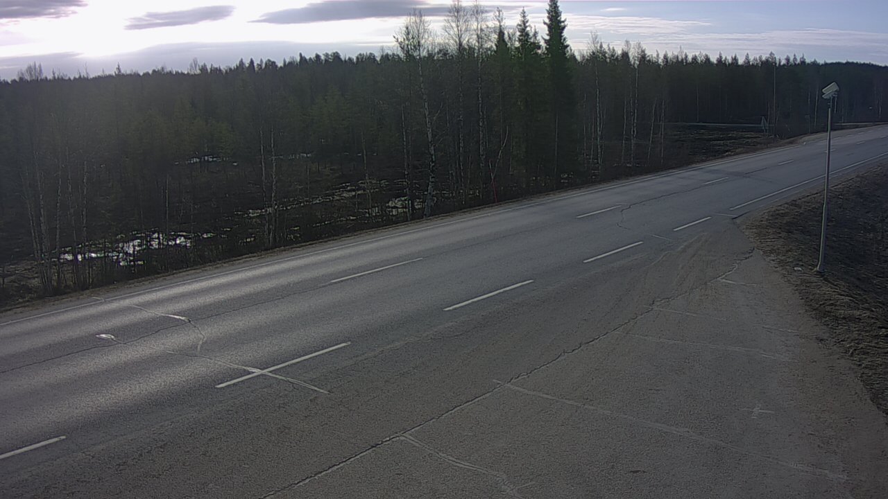 Weather Camera Image Road 5 4 Sodankylä, Petäjämaa, Sodankylä, Lappi