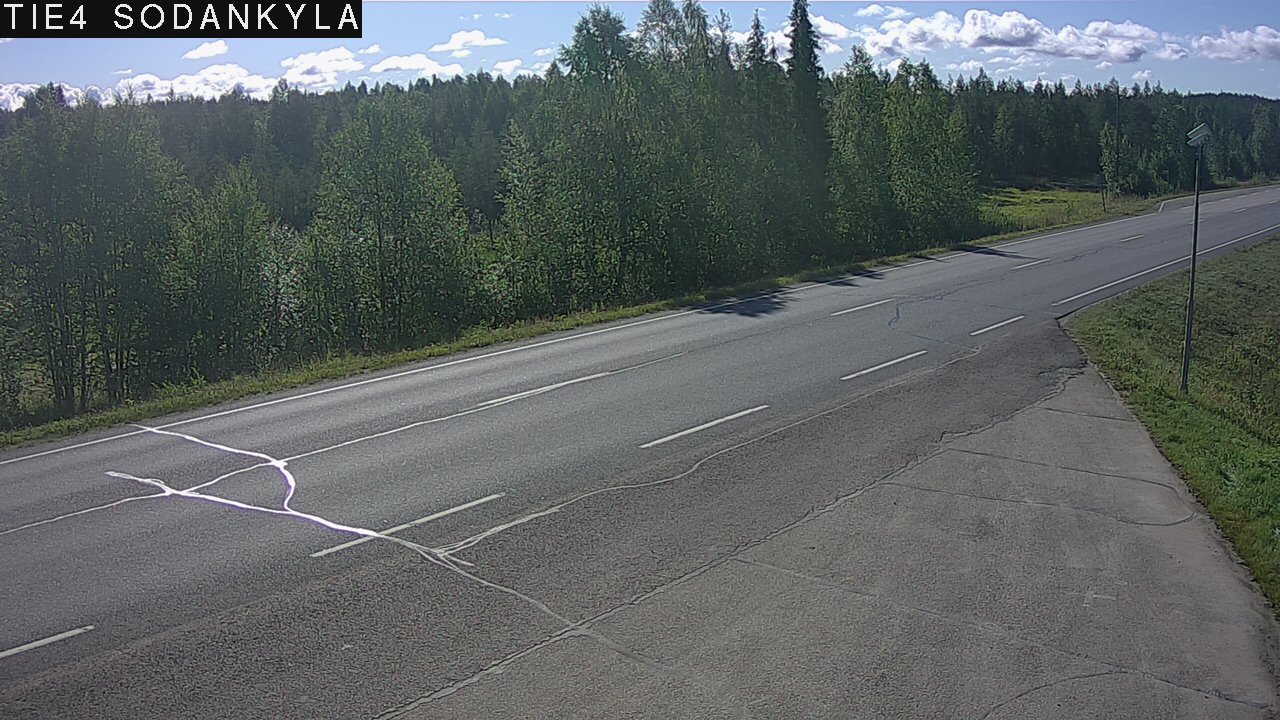 Weather Camera Image Road 5 4 Sodankylä, Petäjämaa, Sodankylä, Lappi