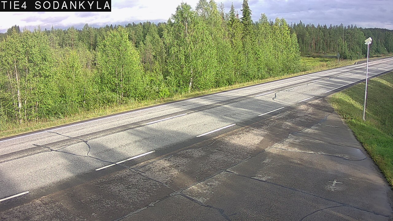 Weather Camera Image Road 5 4 Sodankylä, Petäjämaa, Sodankylä, Lappi