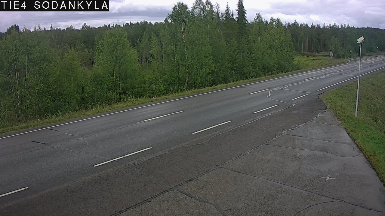 Weather Camera Image Road 5 4 Sodankylä, Petäjämaa, Sodankylä, Lappi