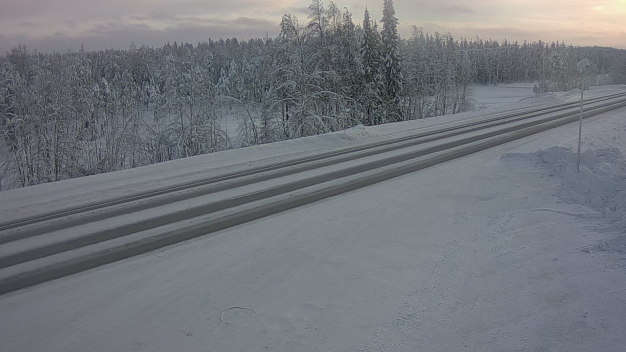 Weather Camera Image Road 5 4 Sodankylä, Petäjämaa, Sodankylä, Lappi