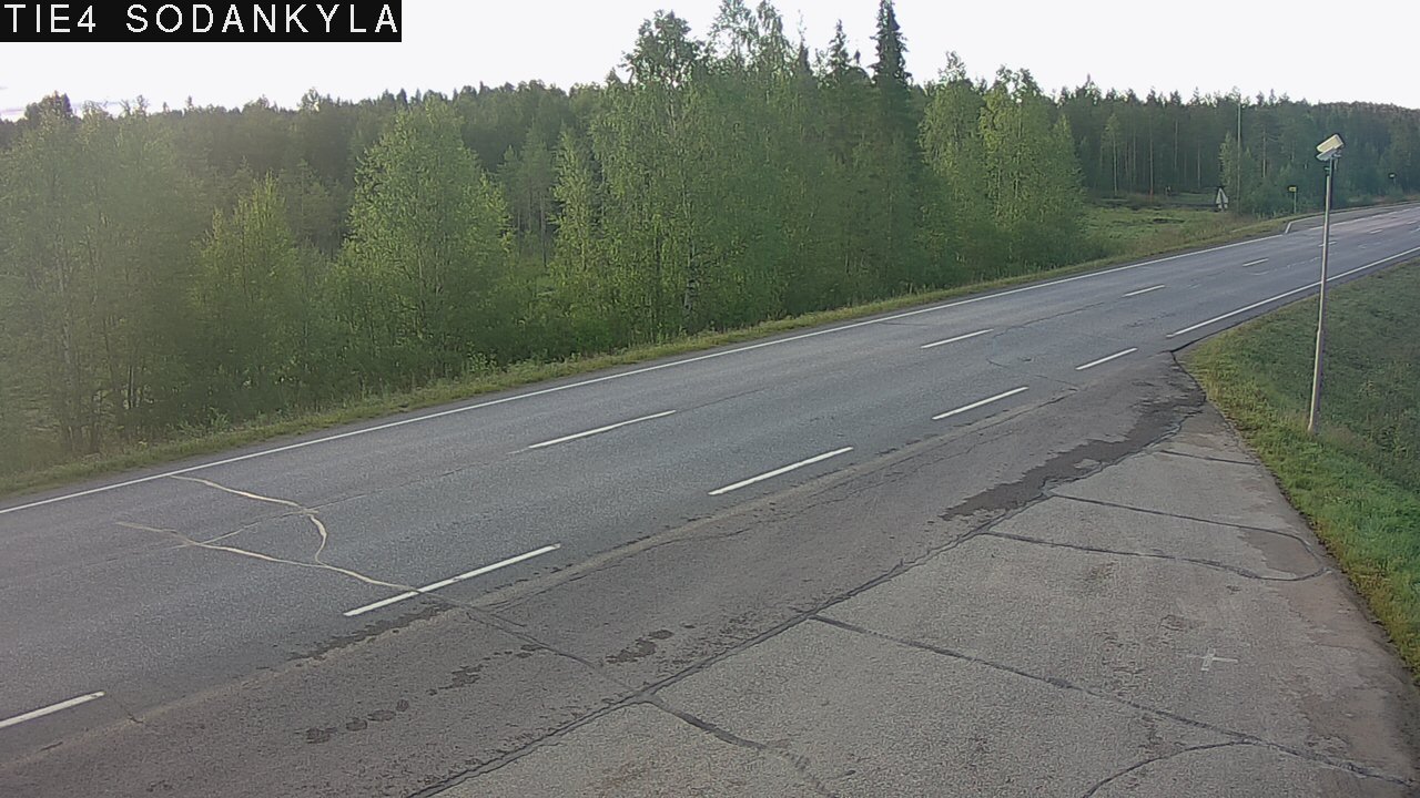 Weather Camera Image Road 5 4 Sodankylä, Petäjämaa, Sodankylä, Lappi