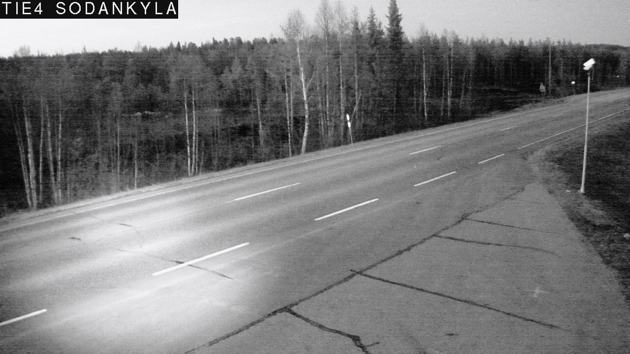 Weather Camera Image Road 5 4 Sodankylä, Petäjämaa, Sodankylä, Lappi