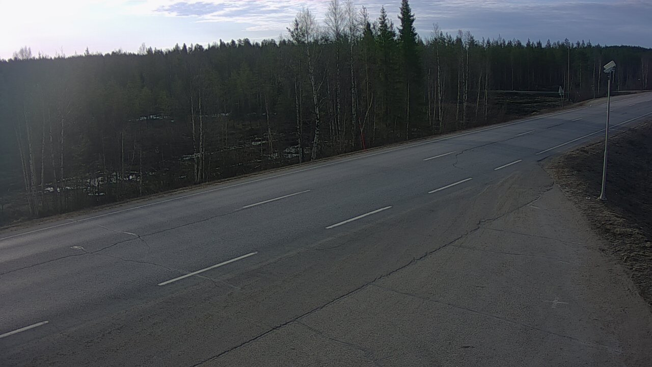 Weather Camera Image Road 5 4 Sodankylä, Petäjämaa, Sodankylä, Lappi