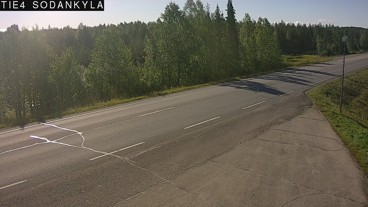 Weather Camera Image Road 5 4 Sodankylä, Petäjämaa, Sodankylä, Lappi
