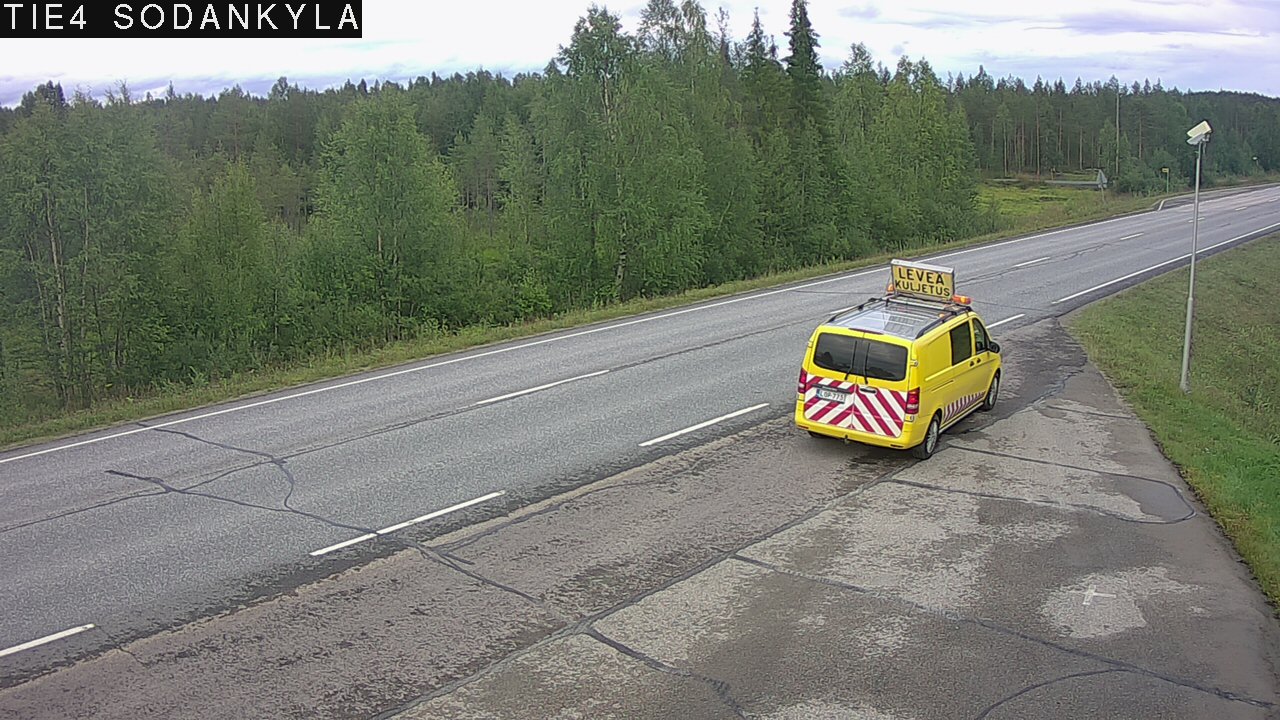 Weather Camera Image Road 5 4 Sodankylä, Petäjämaa, Sodankylä, Lappi