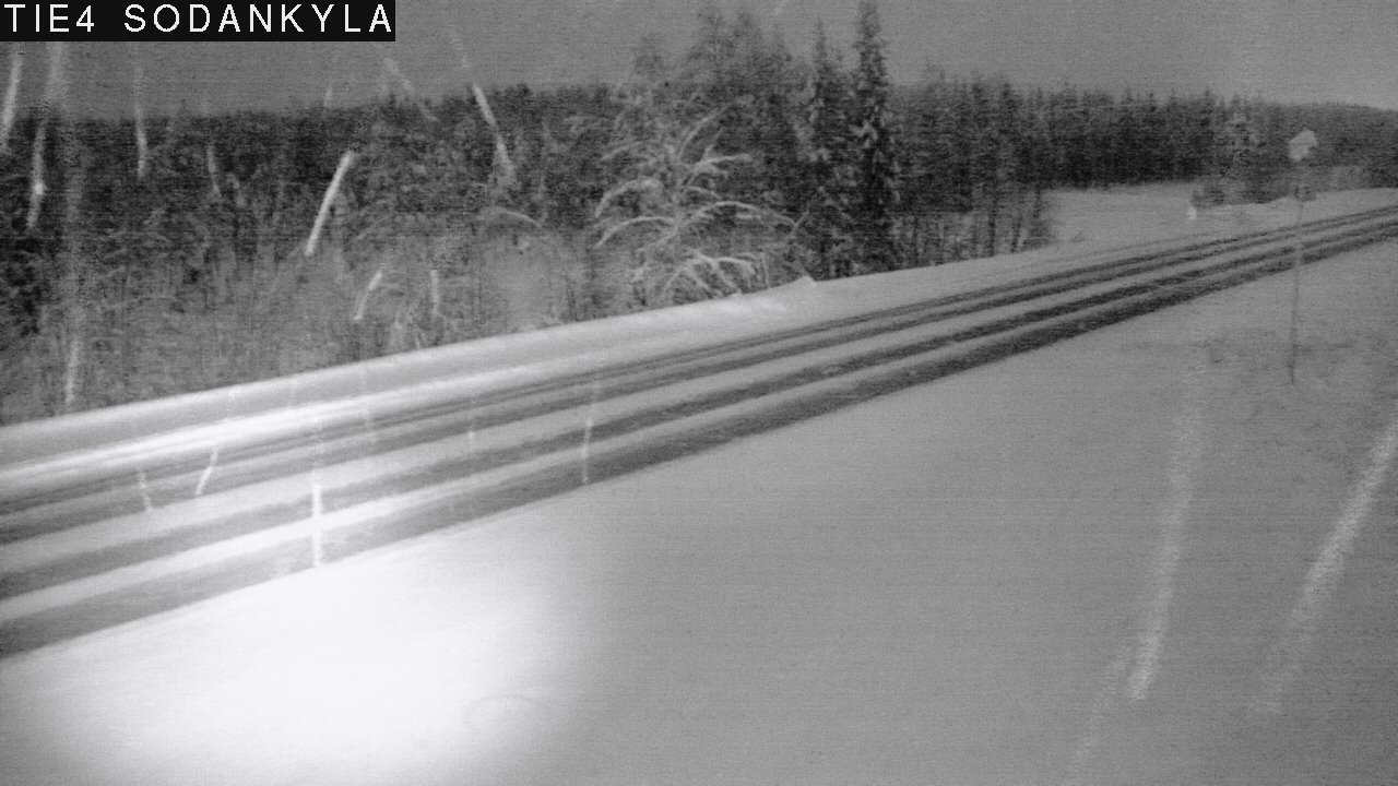 Weather Camera Image Road 5 4 Sodankylä, Petäjämaa, Sodankylä, Lappi