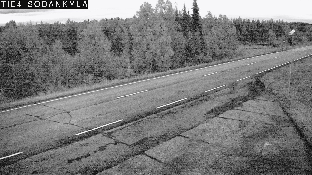 Weather Camera Image Road 5 4 Sodankylä, Petäjämaa, Sodankylä, Lappi