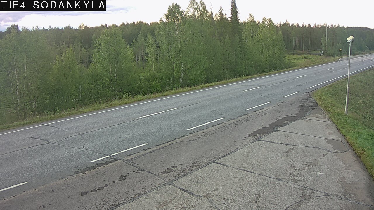 Weather Camera Image Road 5 4 Sodankylä, Petäjämaa, Sodankylä, Lappi