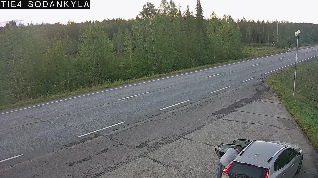 Weather Camera Image Road 5 4 Sodankylä, Petäjämaa, Sodankylä, Lappi