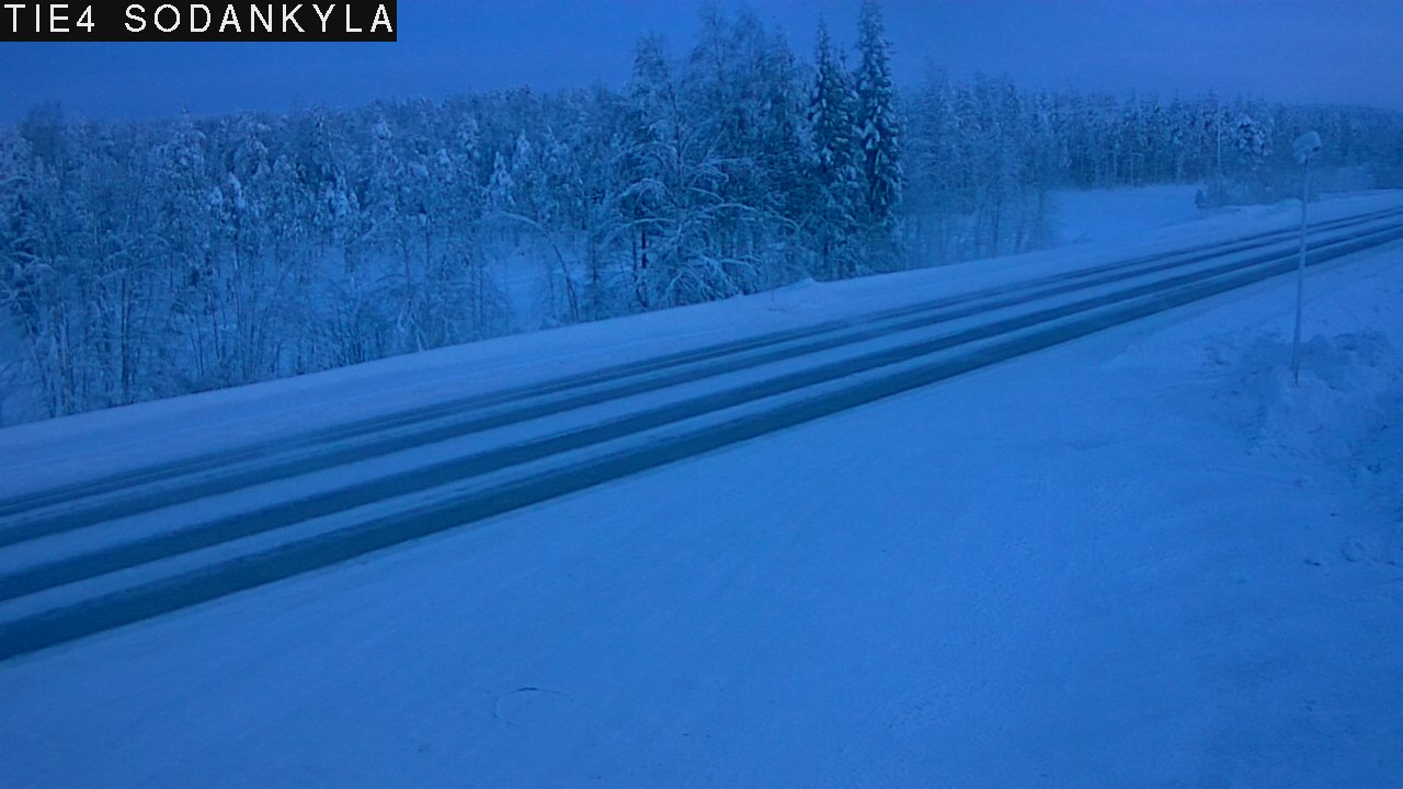 Weather Camera Image Road 5 4 Sodankylä, Petäjämaa, Sodankylä, Lappi