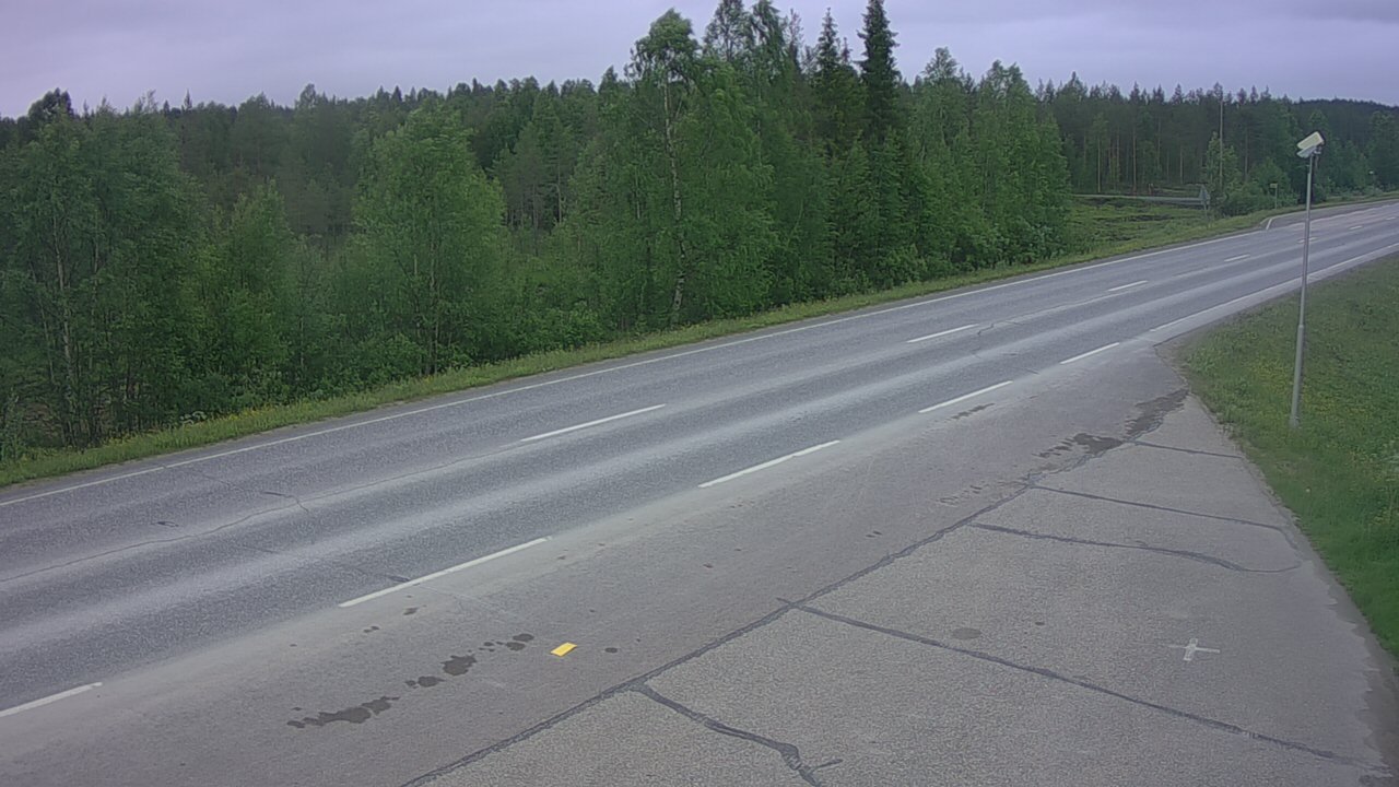Weather Camera Image Road 5 4 Sodankylä, Petäjämaa, Sodankylä, Lappi