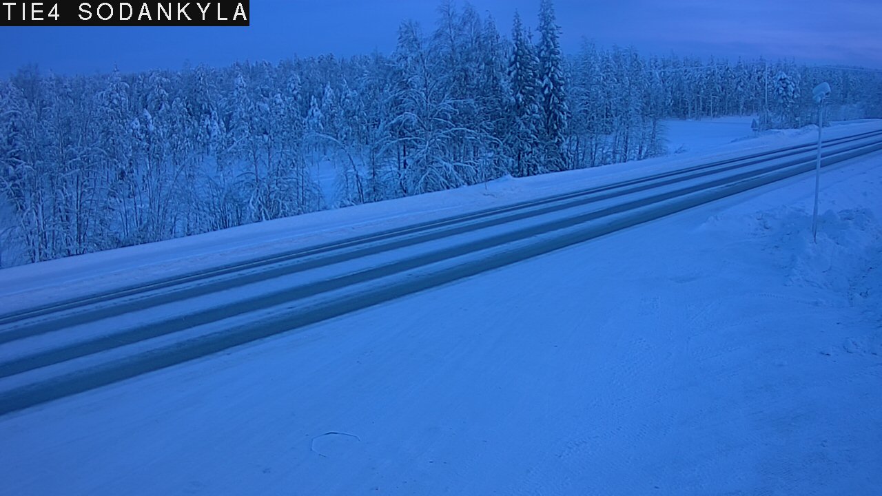 Weather Camera Image Road 5 4 Sodankylä, Petäjämaa, Sodankylä, Lappi