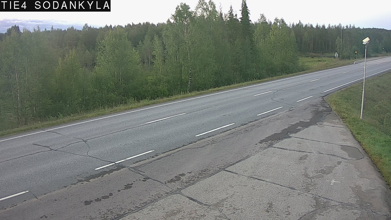 Weather Camera Image Road 5 4 Sodankylä, Petäjämaa, Sodankylä, Lappi