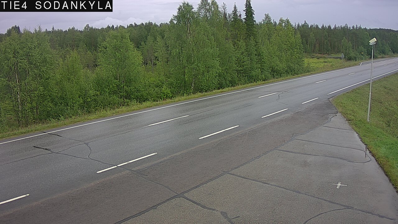Weather Camera Image Road 5 4 Sodankylä, Petäjämaa, Sodankylä, Lappi