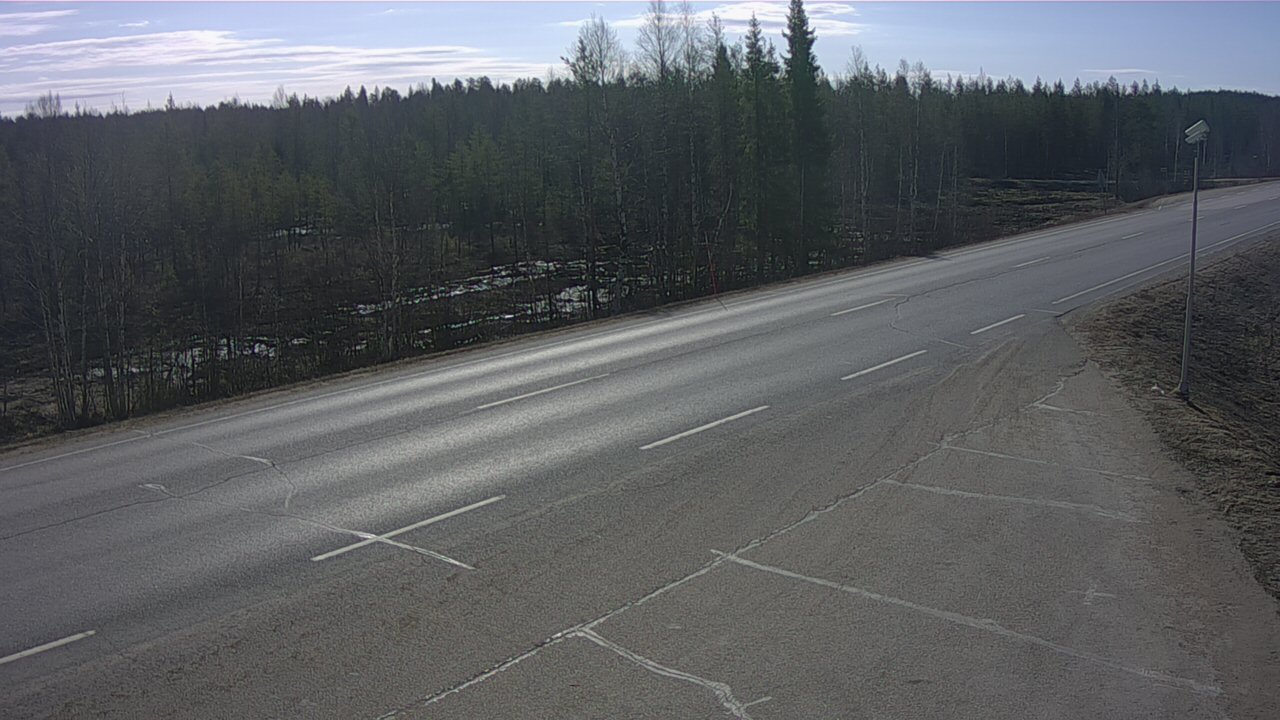 Weather Camera Image Road 5 4 Sodankylä, Petäjämaa, Sodankylä, Lappi