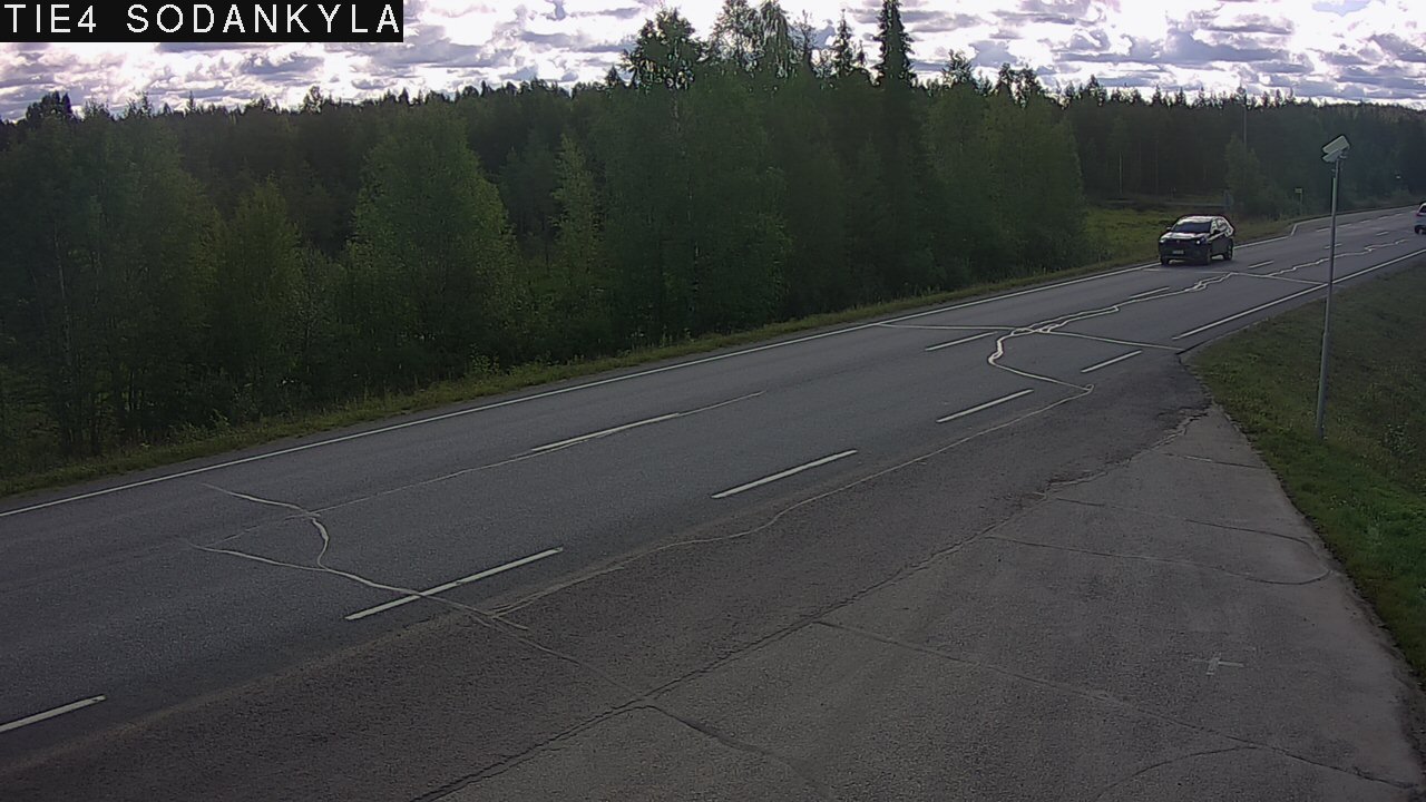 Weather Camera Image Road 5 4 Sodankylä, Petäjämaa, Sodankylä, Lappi