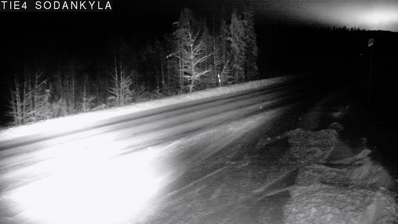 Weather Camera Image Road 5 4 Sodankylä, Petäjämaa, Sodankylä, Lappi