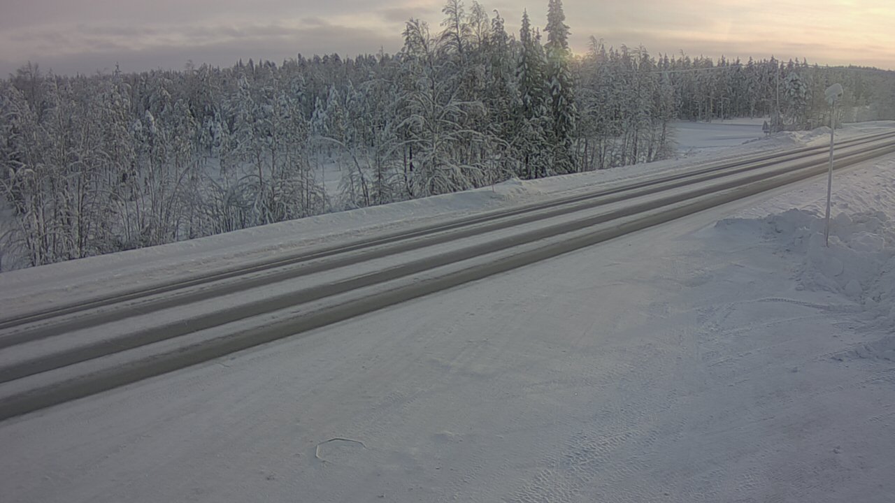 Weather Camera Image Road 5 4 Sodankylä, Petäjämaa, Sodankylä, Lappi