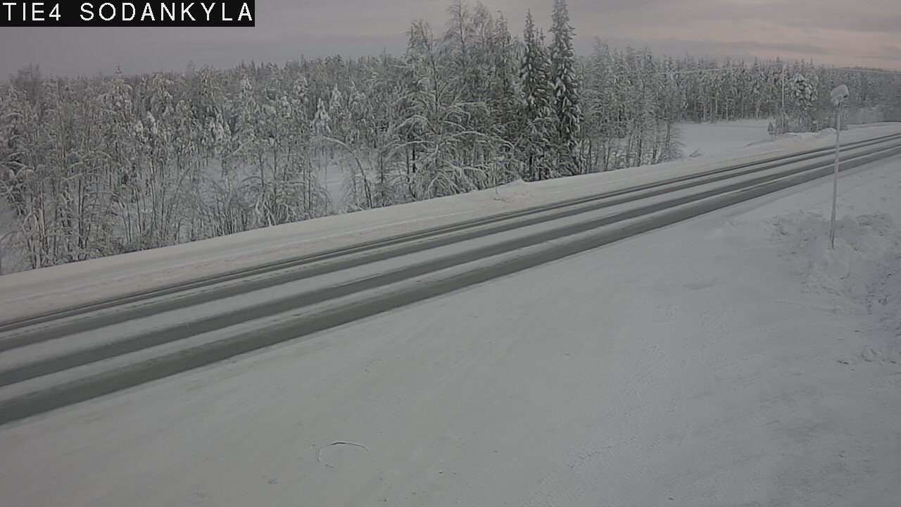 Weather Camera Image Road 5 4 Sodankylä, Petäjämaa, Sodankylä, Lappi