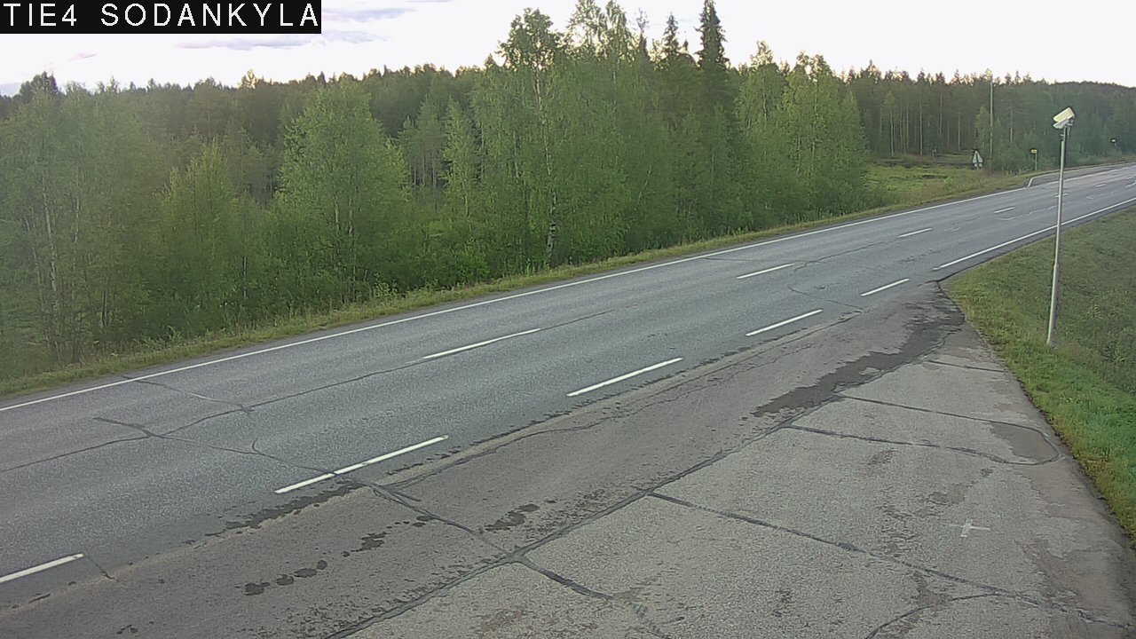 Weather Camera Image Road 5 4 Sodankylä, Petäjämaa, Sodankylä, Lappi