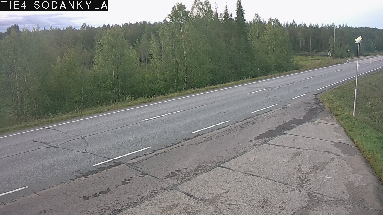 Weather Camera Image Road 5 4 Sodankylä, Petäjämaa, Sodankylä, Lappi