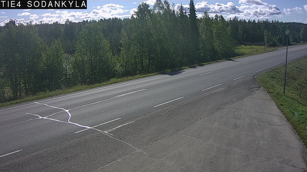 Weather Camera Image Road 5 4 Sodankylä, Petäjämaa, Sodankylä, Lappi