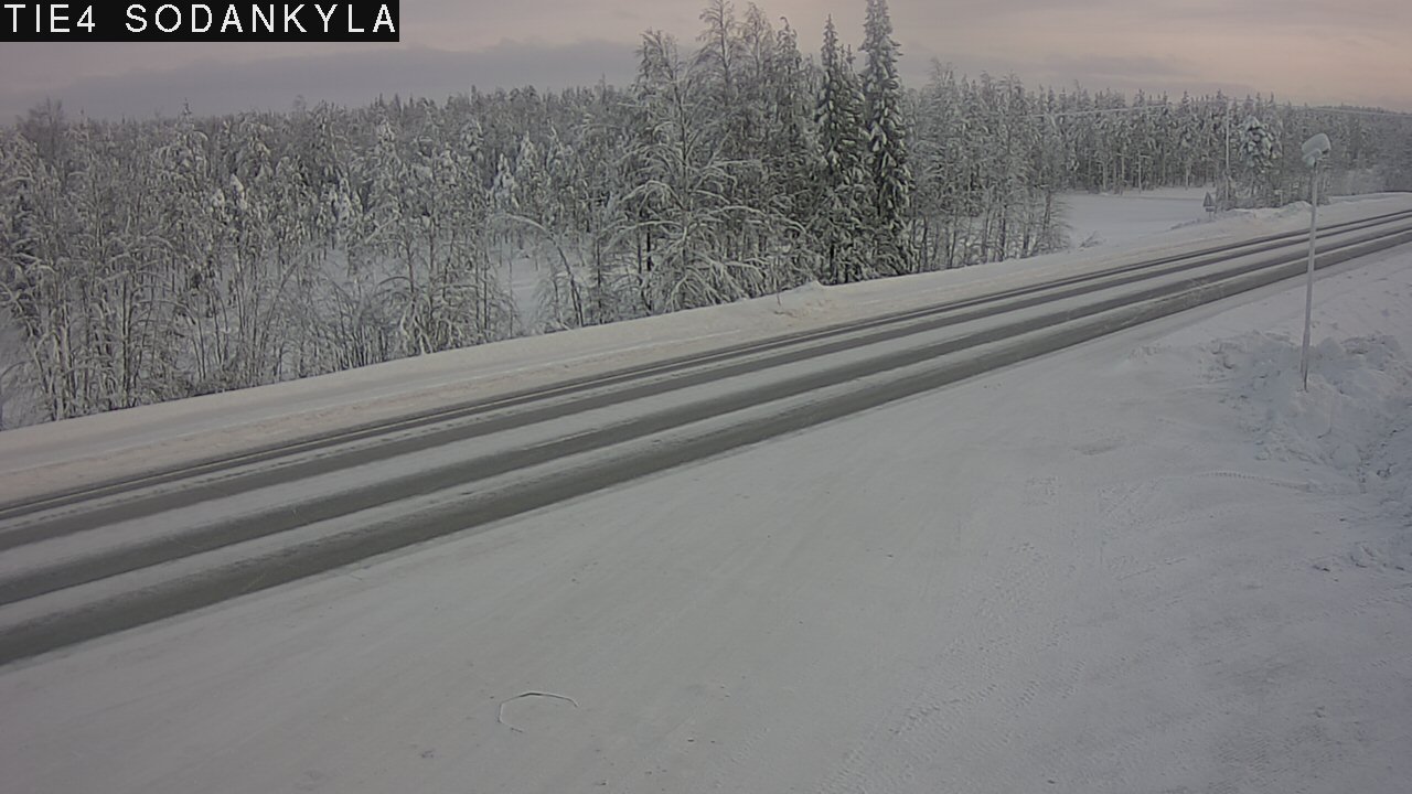 Weather Camera Image Road 5 4 Sodankylä, Petäjämaa, Sodankylä, Lappi