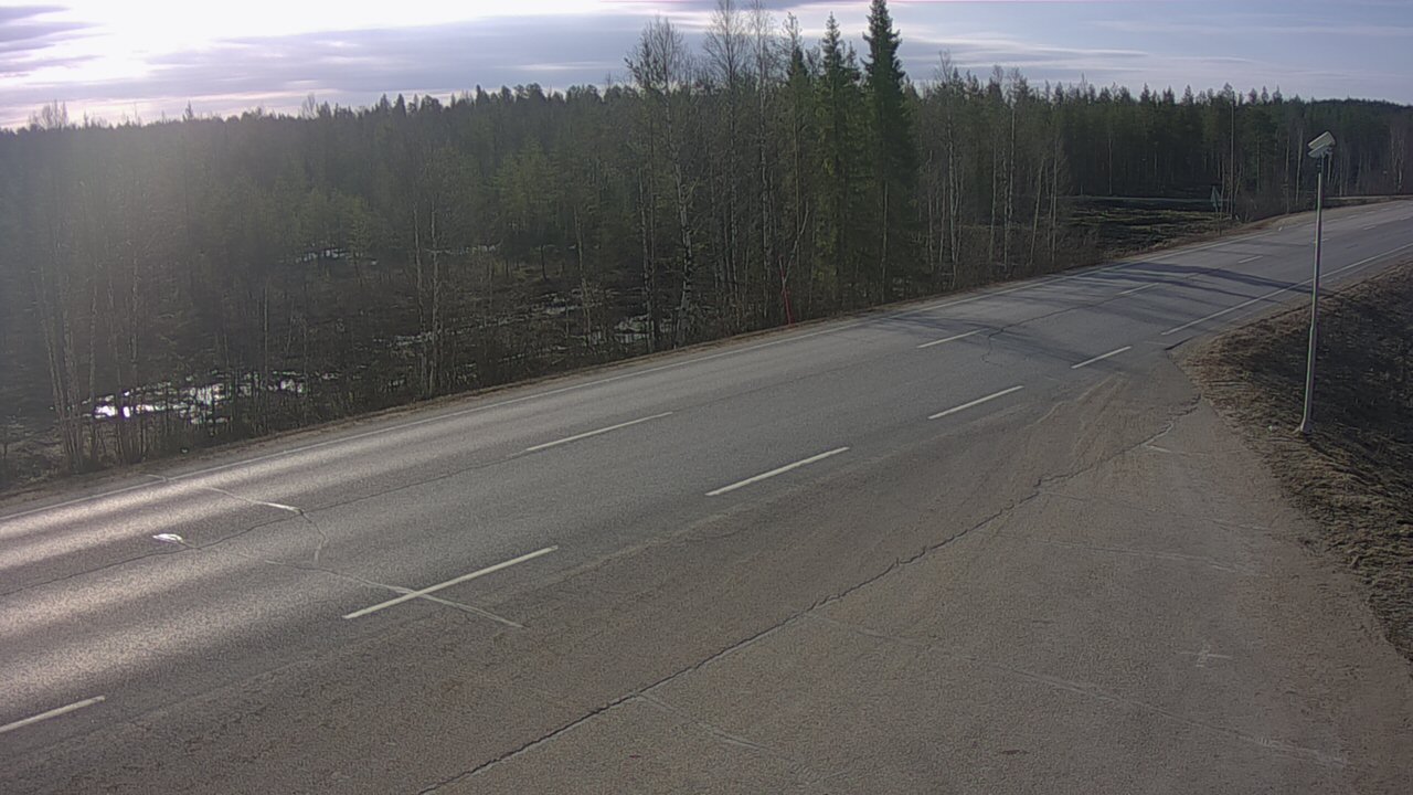 Weather Camera Image Road 5 4 Sodankylä, Petäjämaa, Sodankylä, Lappi