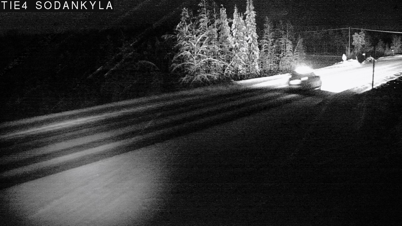 Weather Camera Image Road 5 4 Sodankylä, Petäjämaa, Sodankylä, Lappi