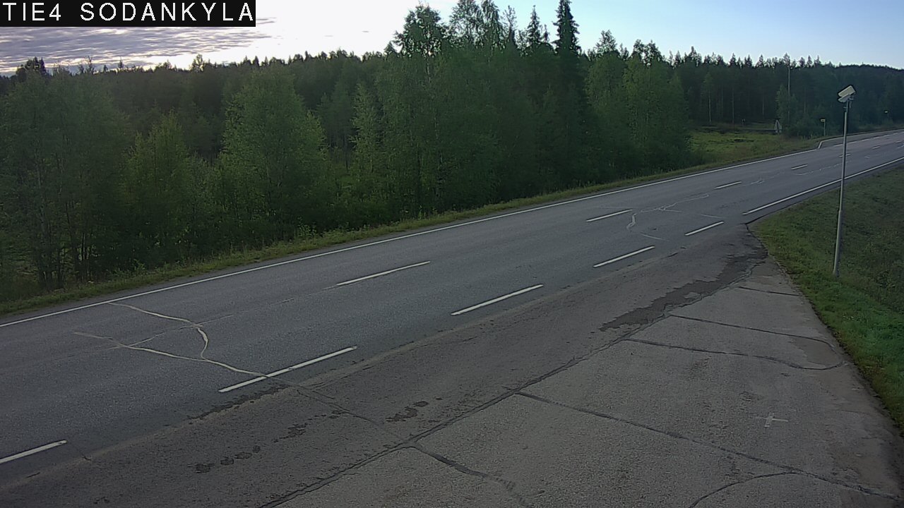 Weather Camera Image Road 5 4 Sodankylä, Petäjämaa, Sodankylä, Lappi