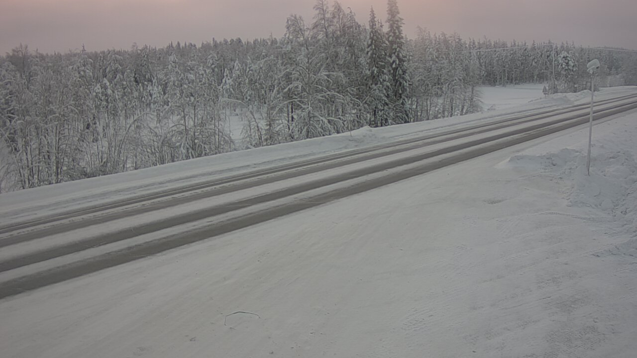Weather Camera Image Road 5 4 Sodankylä, Petäjämaa, Sodankylä, Lappi