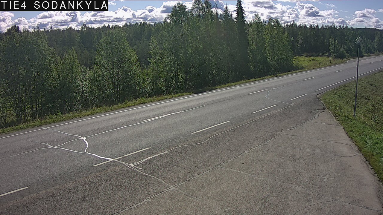 Weather Camera Image Road 5 4 Sodankylä, Petäjämaa, Sodankylä, Lappi